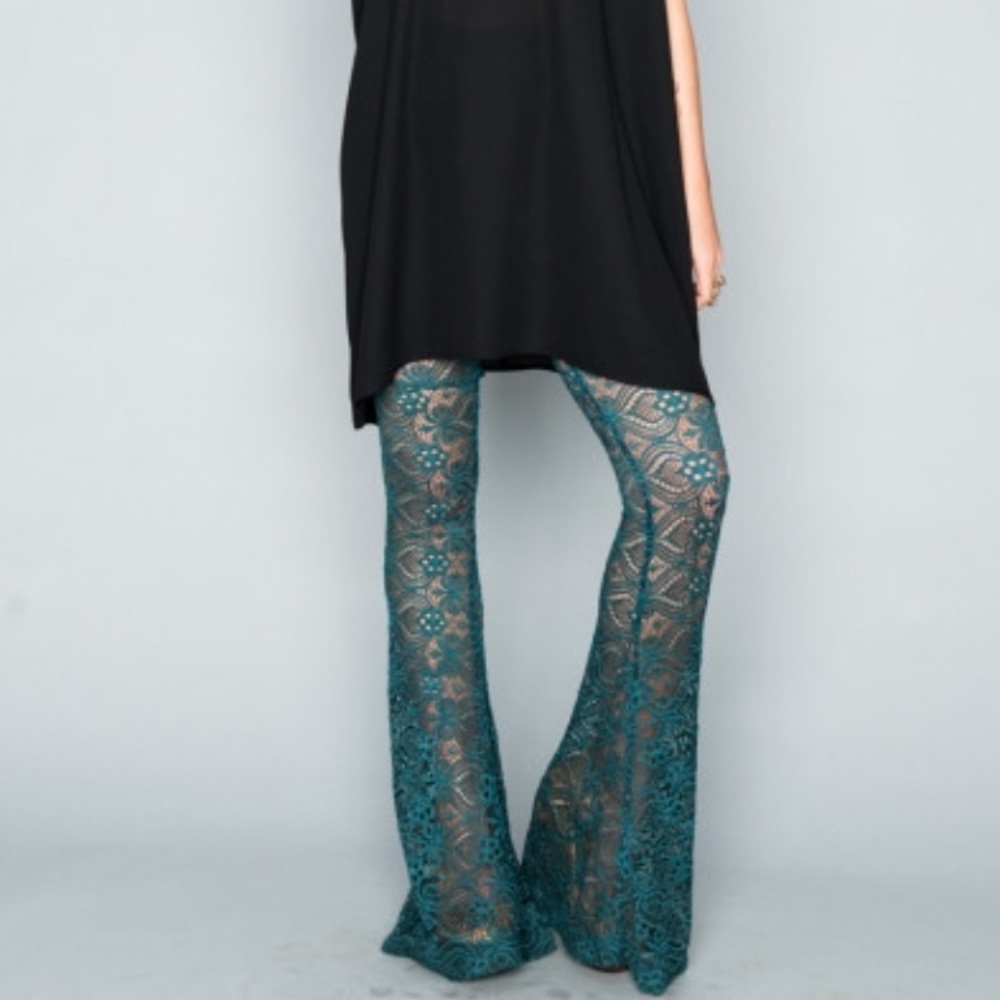 Mumu Lava Lace Bell Bottoms