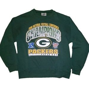 Vintage 1996 green bay packers crew neck.
