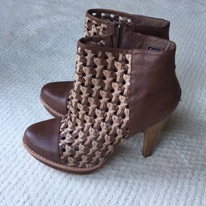 UGG Leather Heel Booties