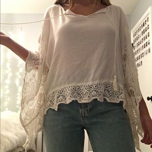 White Boho Top
