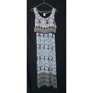 Small Bila Maxi Dress - Native Print