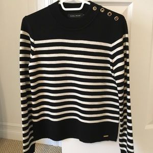 Striped long sleeve sweater -Brand New