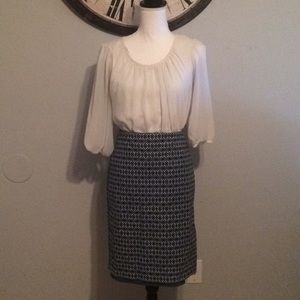 Adrianna Papell Print Skirt