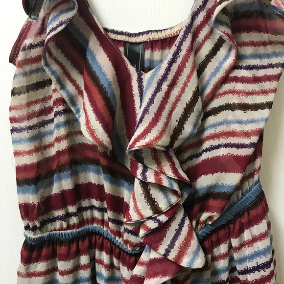 Striped Ruffle Dress - Picture 3 of 3