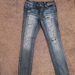 Almost Famous Ripped Skinny Jeans