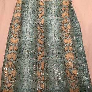 per se sequin skirt sz 0