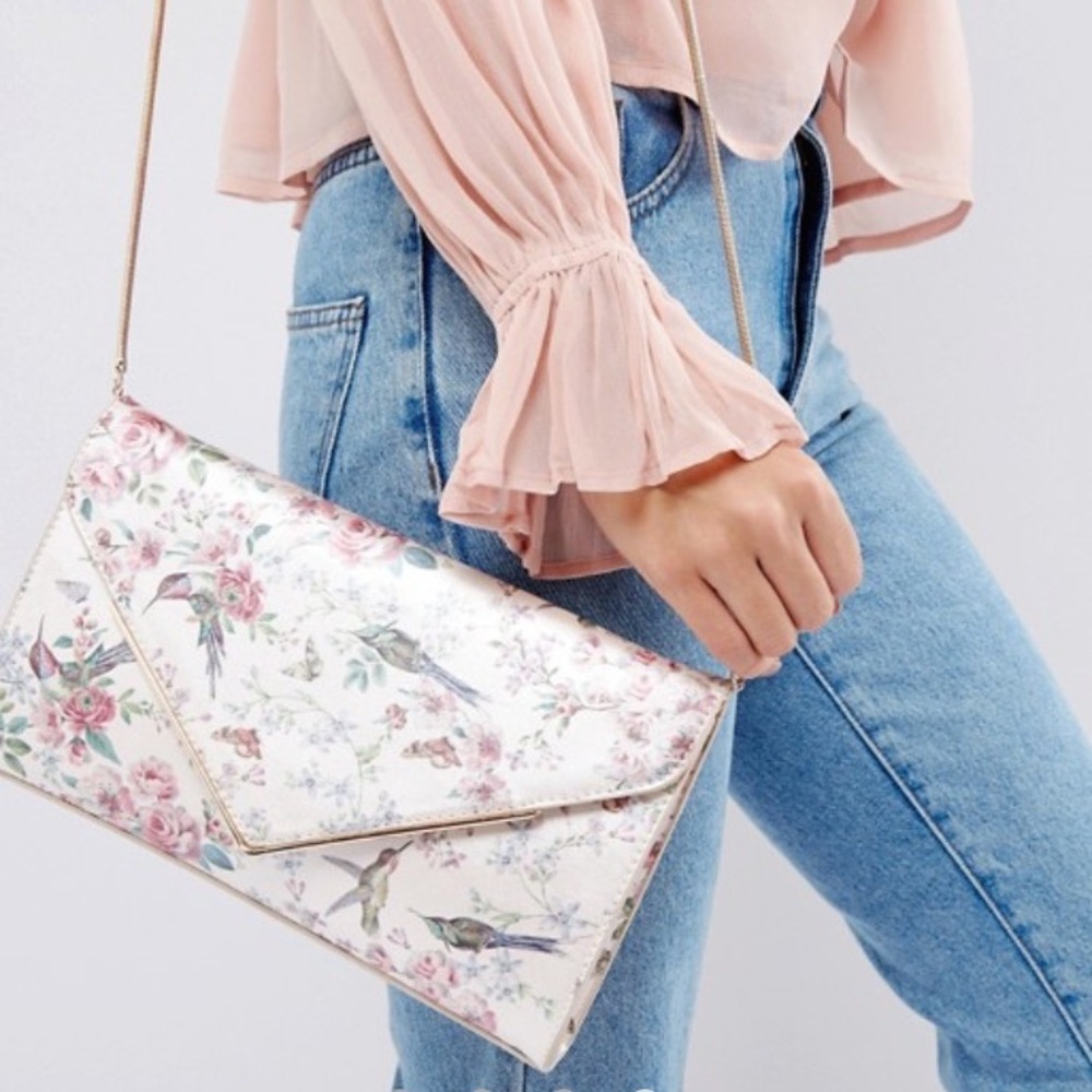Oasis Royal Worcester Floral Clutch