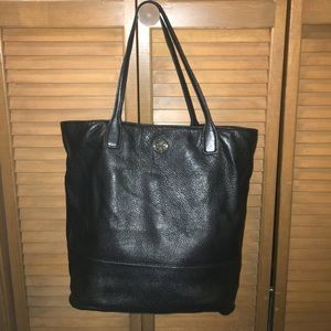 Black Leather Tory Burch Purse!