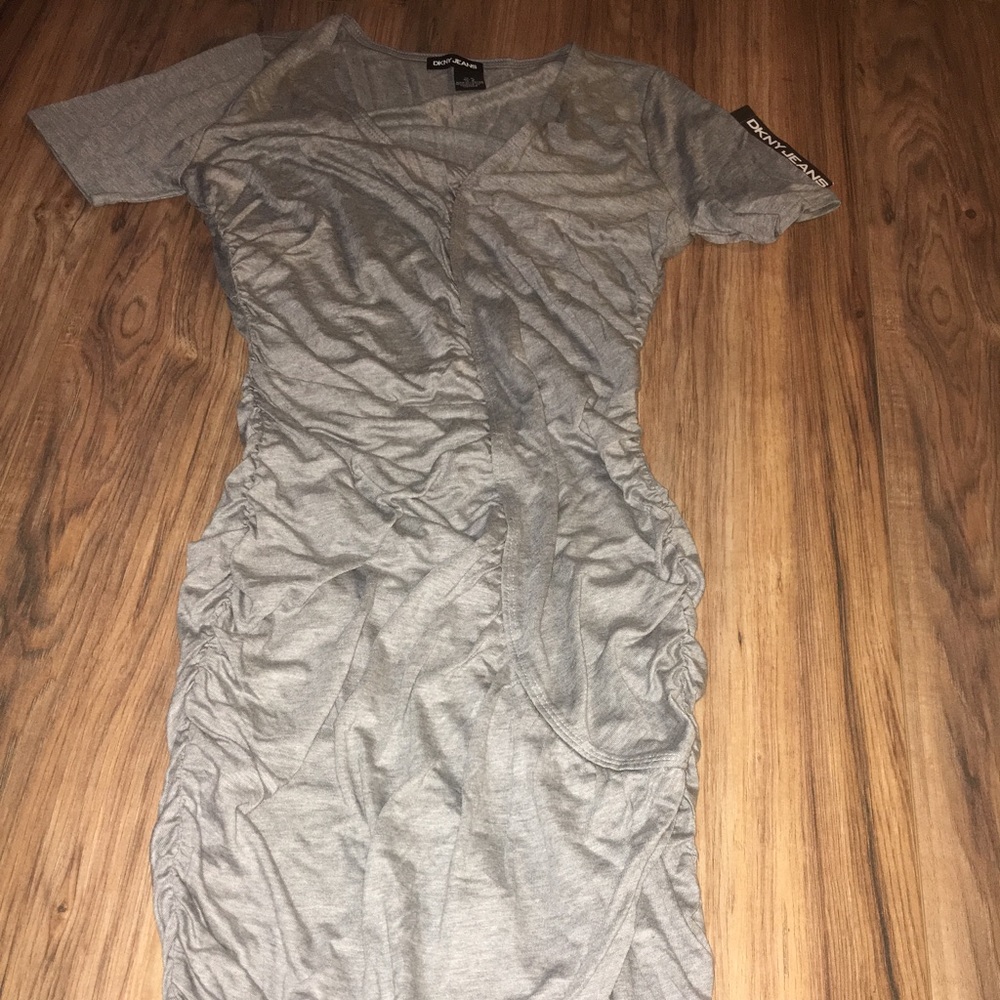 DKNY asymmetrical dress
