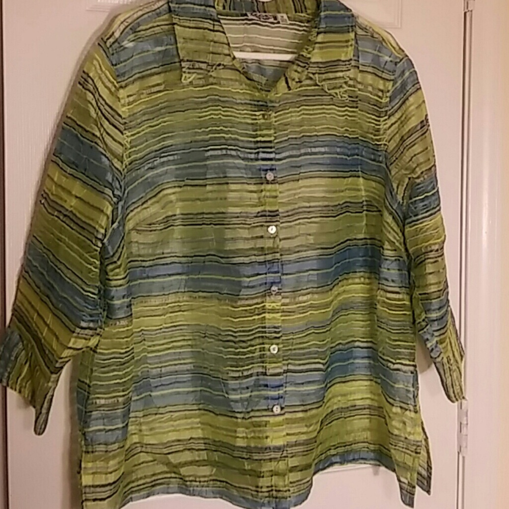 Sheer blouse/jacket