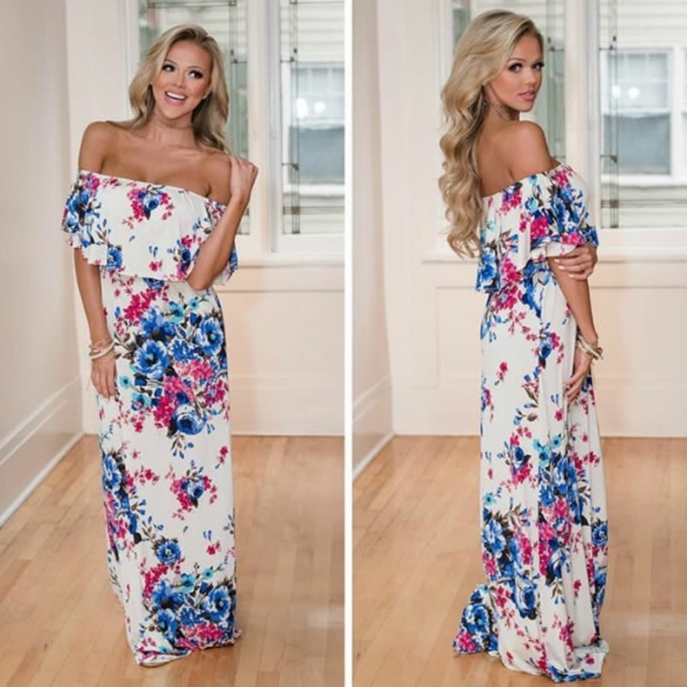 Flora maxi dress
