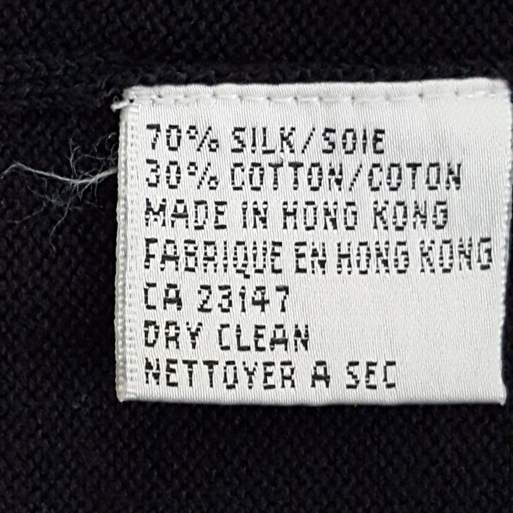 Beautiful Black Talbots Single Button Cardigan Euc - image 4