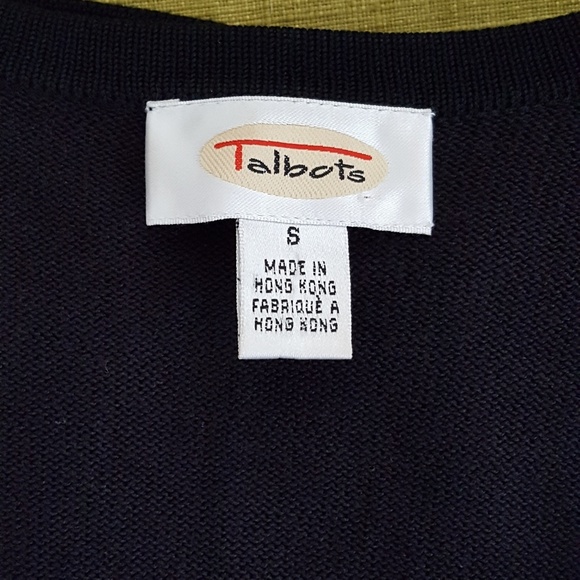 Beautiful Black Talbots Single Button Cardigan EUC - Picture 3 of 5