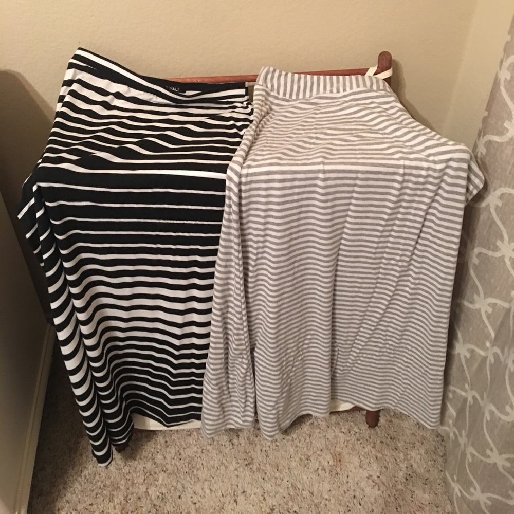 Set of Striped Maxi Skirts