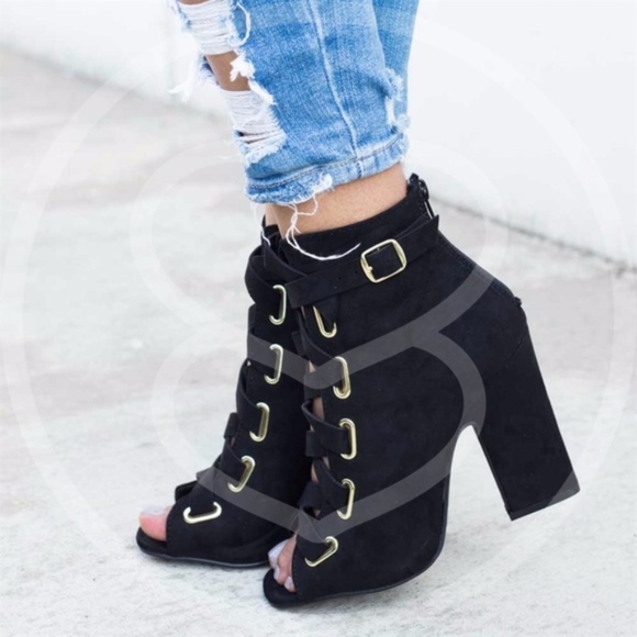 RESTOCKED SAMANTHA Meow Bootie - BLACK - Picture 3 of 3