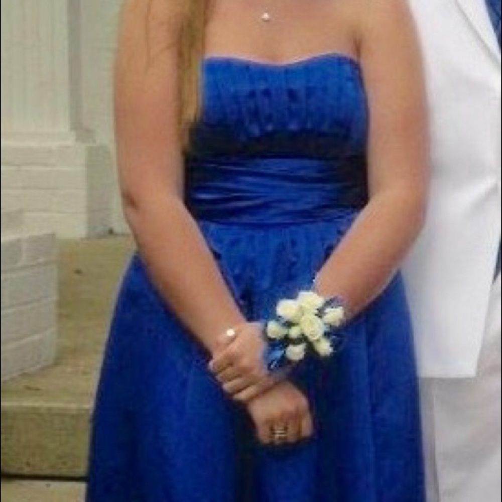 Simple Royal Blue Dress for Prom, Bridesmaid or base for you to embellish