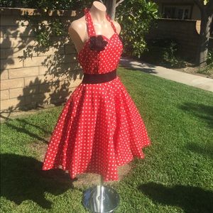 New Polka dot Pin Up Girl dress