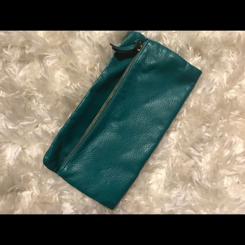Fashion clutch emerald green