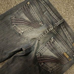 7 FAMK Dojo style, dark wash!