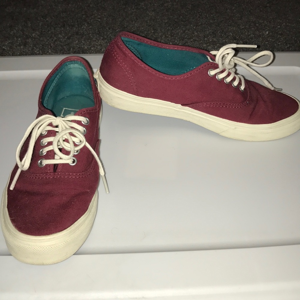 maroon vans