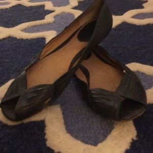Frye "Kate" peep toe flats