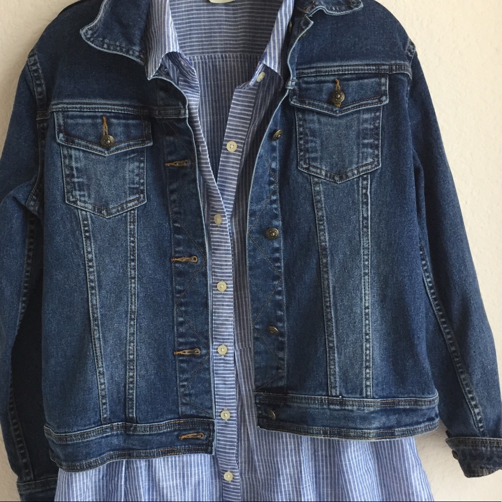 Diane Gilman Reversible Denim Jacket
