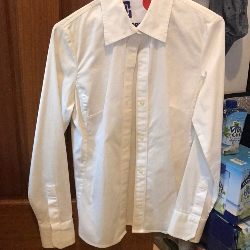 Banana Republic White Button Down Shirt