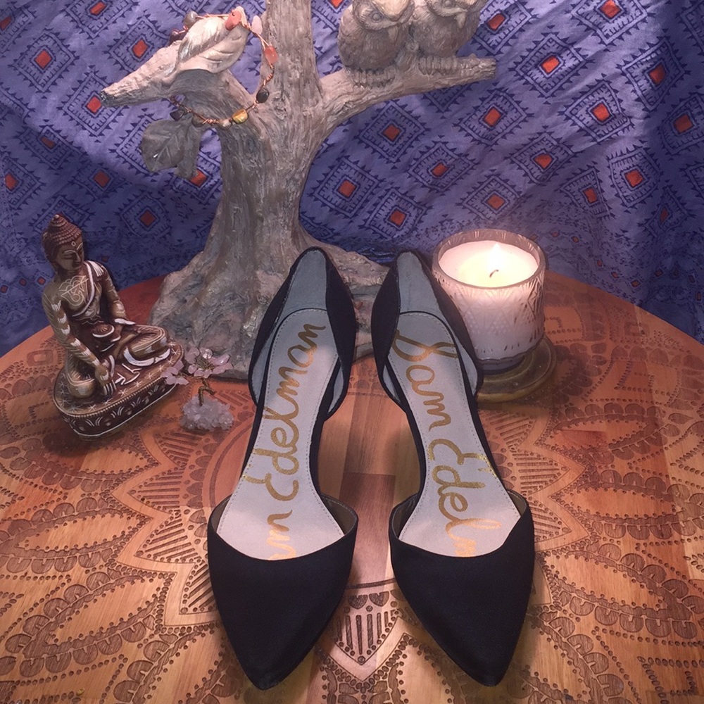 Sam Edelman Size 7 Black Cocktail Shoes Heels