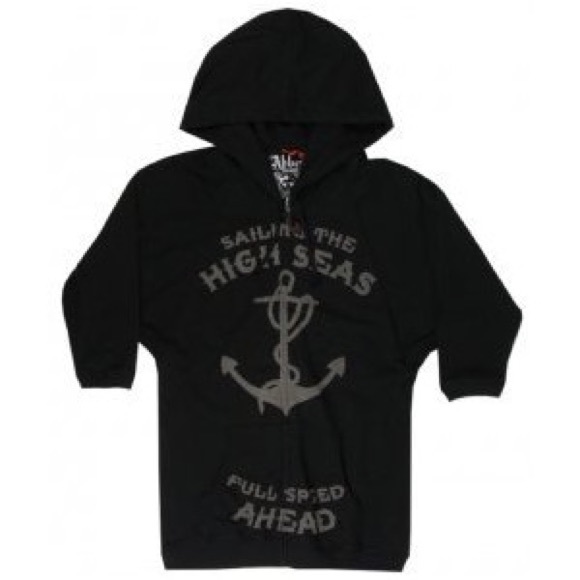 Abbey Dawn High Seas Oversized Slouchy Hoody 🖤 - Picture 3 of 5