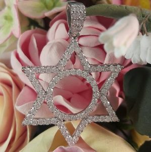 Star of David - White 14K Gold and White Diamonds