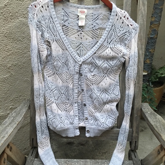 Long sleeve knitted striped sweater - Picture 1 of 3
