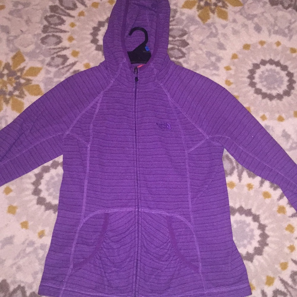 Women's Purple North Face Hoodie Size M