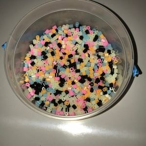 Glow in the dark pearler beads