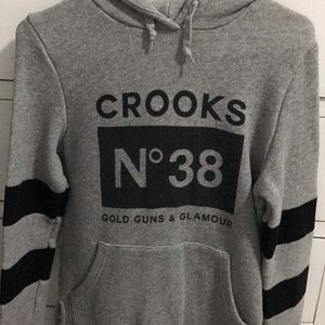 Crooks & Castles gray hoodie
