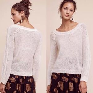 NWT *Coral* Anthropologie Homeward Pullover M