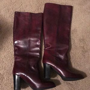Aldo cherry riding boots