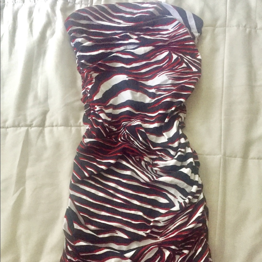Express Ruched Tube Dress XS - Picture 2 of 4