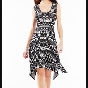 BCBG Maxazria Black and White Dress