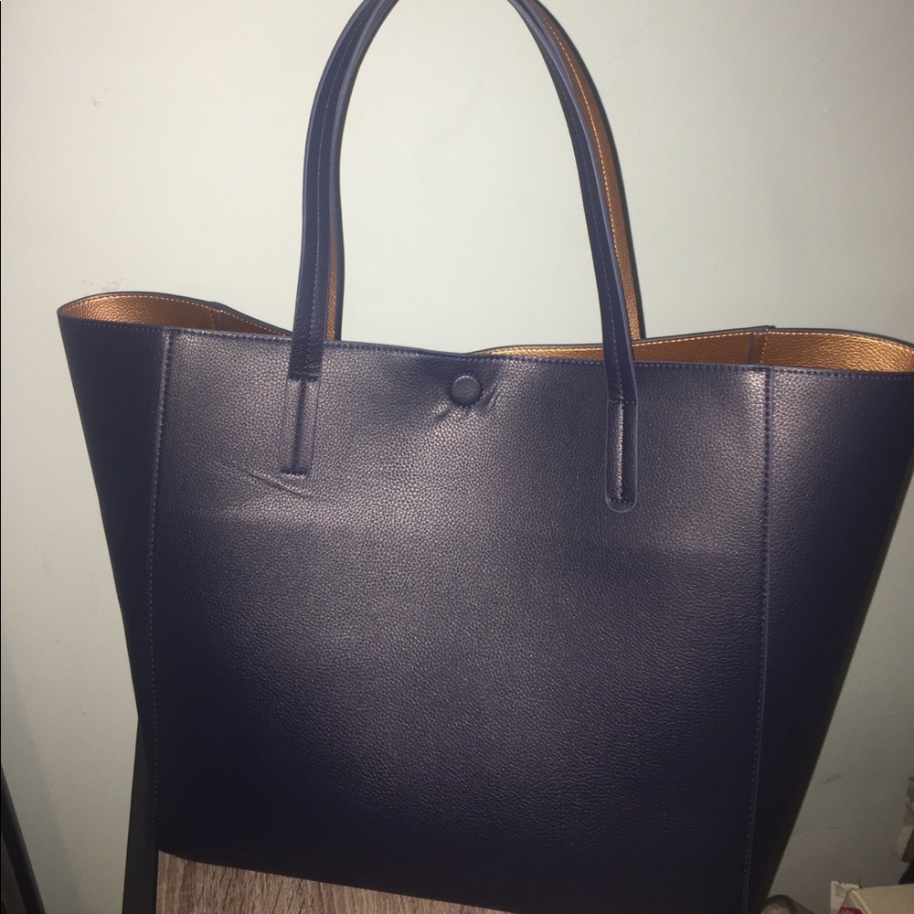 H&M blue summer bag