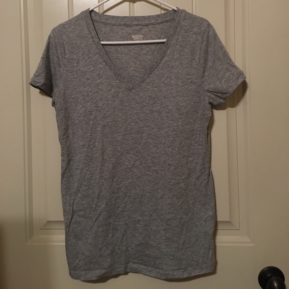 Simple Grey Mossimo V-neck
