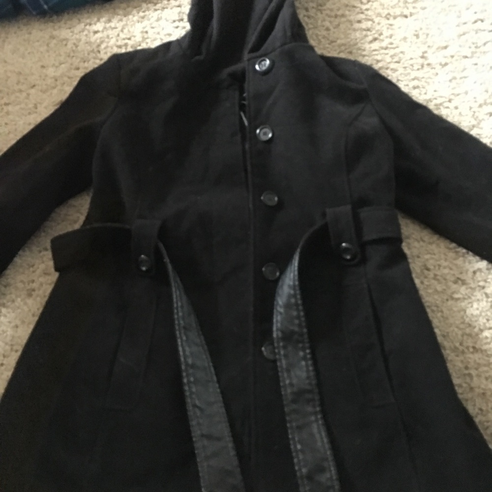 black peacoat