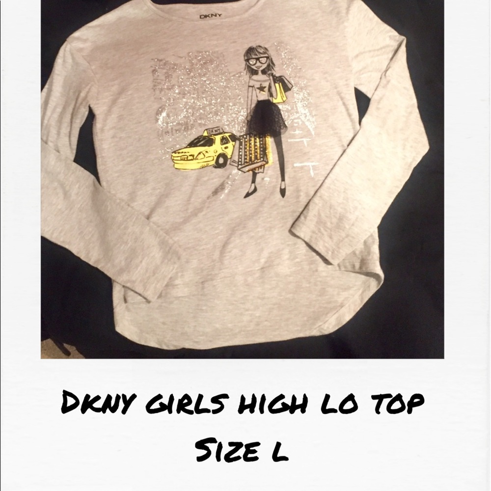 BOGO! DKNY GIRLS HIGH-LOW TOP