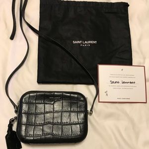 ysl croc camera bag