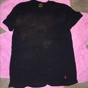 "splatter" polo shirt!