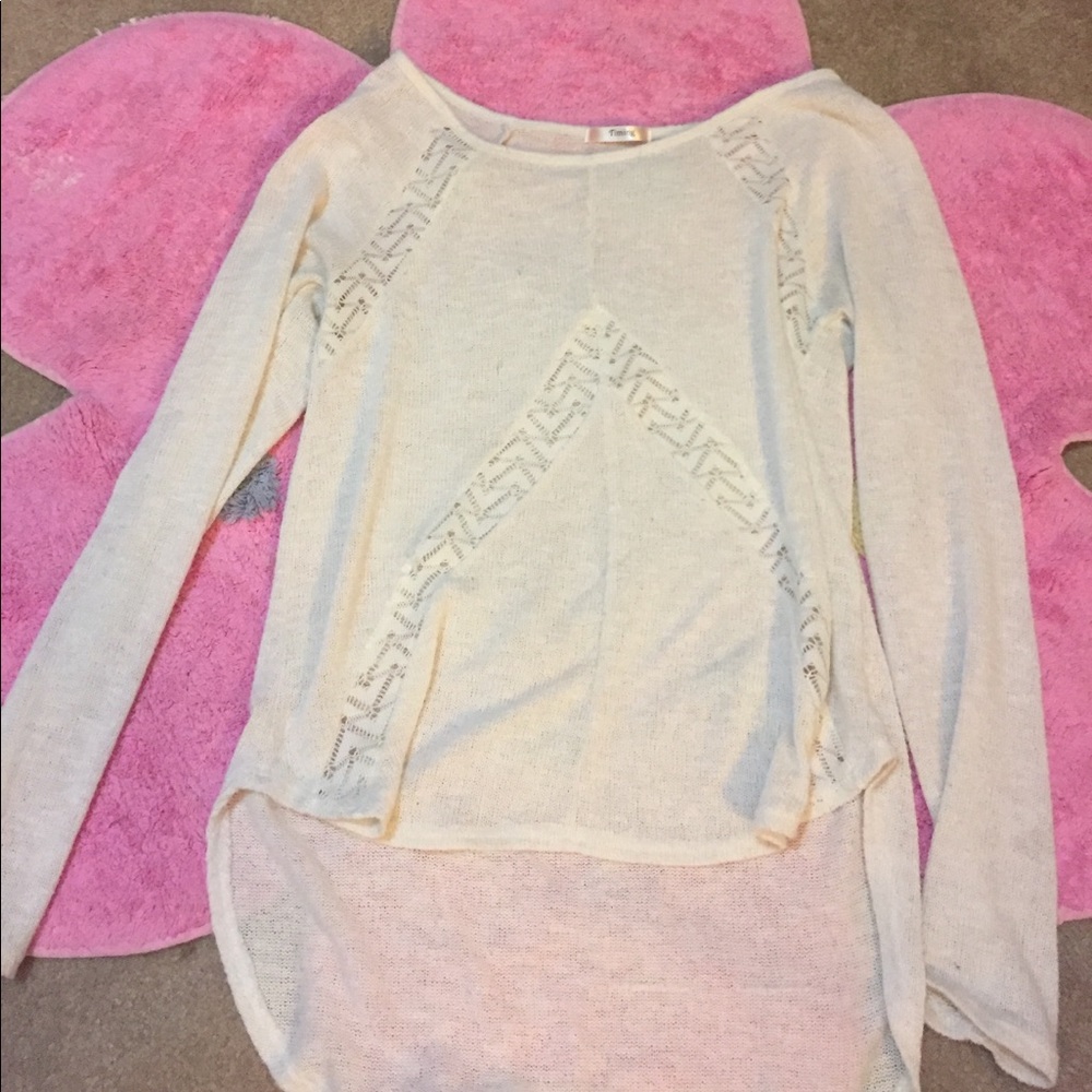 really cute high low sweater from dillards
