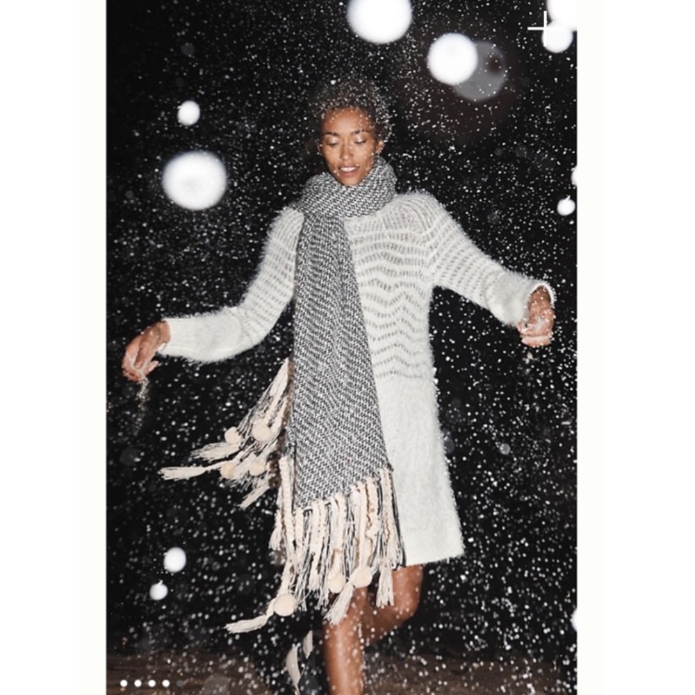 Anthro Sleeping on Snow Eyelash Sweater Dress - Picture 3 of 6