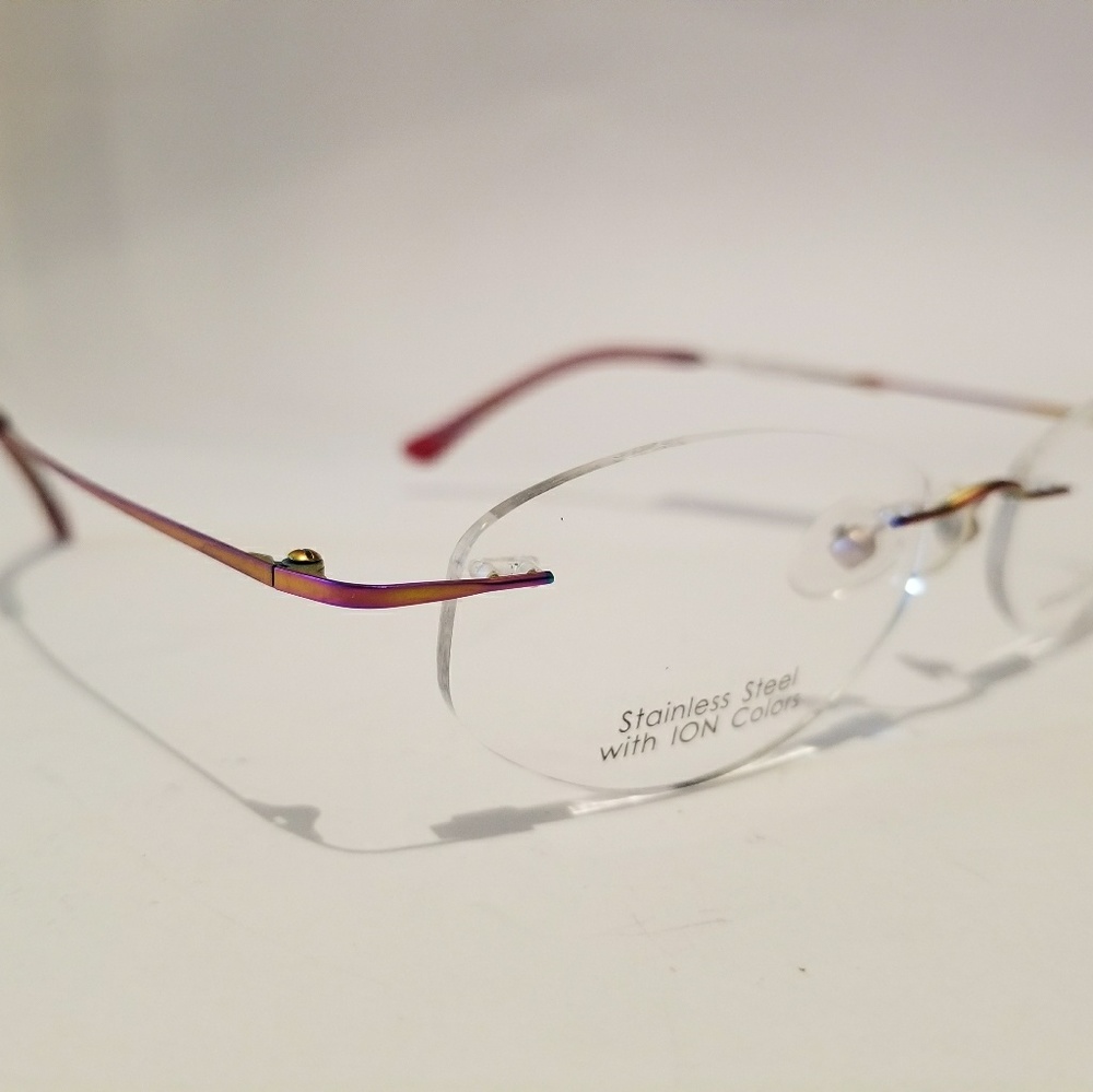 Totally Rimless Rx Glasses Magenta
