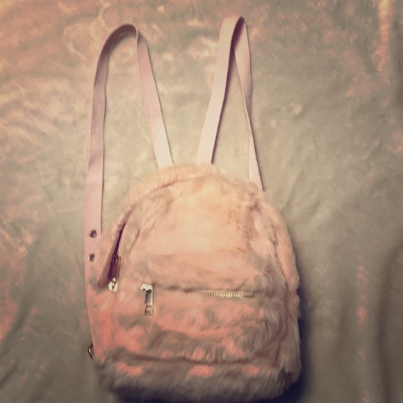 fuzzy backpack forever 21