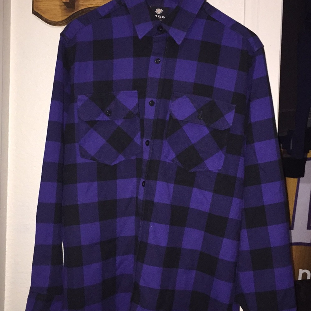 Purple & Black Flannel