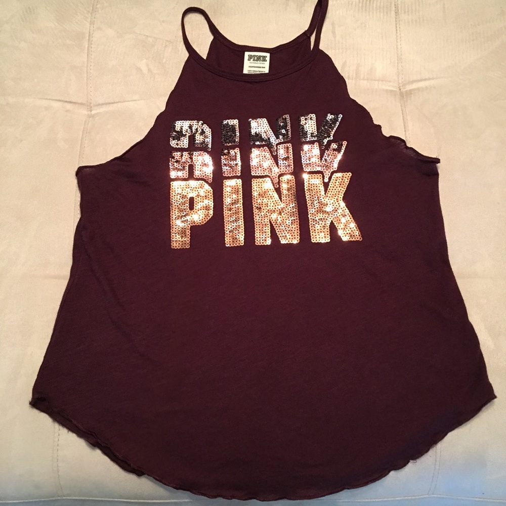 PINK bling tank top